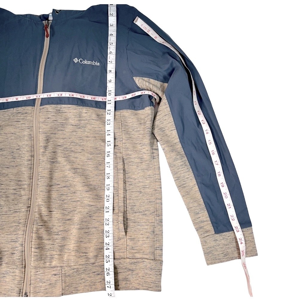 COLUMBIA Sportswear Hooded Zippered Lightweight Jacket Sz L - Picture 2 of 6